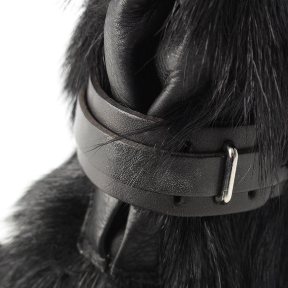 Celine Phoebe Philo era black wedge heel boots 36 - Picture 9 of 11